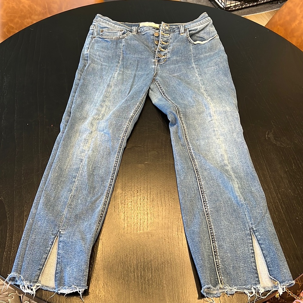 Free people cropped jeans